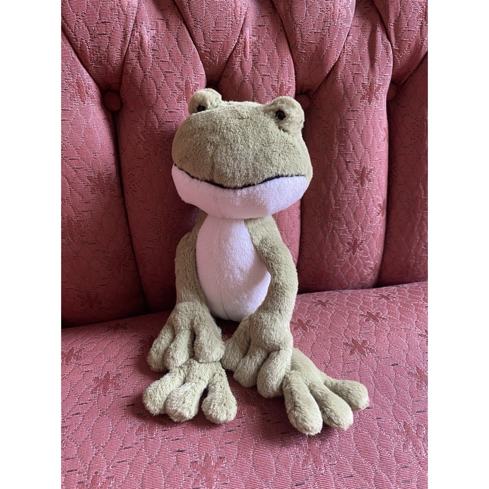 Jellycat Finnegan Frog Plush Stuffed Animal Retired JCINC6127IL s72